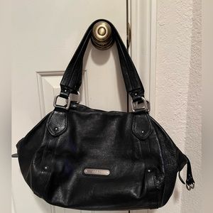 Cole Haan black leather hobo purse